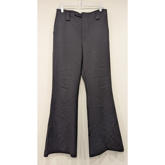 ORTTU Black Flare Leg Dress Pants Size Small - Picture 1 of 8